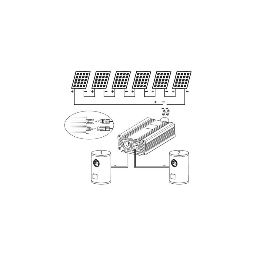 Solarni inverter za grijanje vode ECO Solar Boost Evo MPPT-4000 4 kW