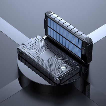 Solarni Power Bank sa svjetiljkom i kompasom 10000mAh 3,7V