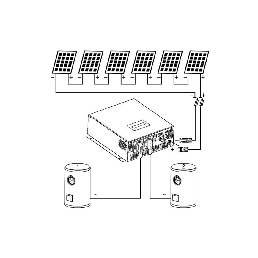 Solarni pretvarač za grijanje vode ECO Solar Boost MPPT-3000 3,5kW PRO