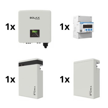 Solarni sklop: 10kW SOLAX pretvarač 3f + 11,6 kWh TRIPLE Power baterija V2 + brojilo električne energije 3f