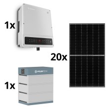 Solarni sklop GOODWE - 8kWp JINKO + 8kW GOODWE hibridni pretvarač 3f +10,65kWh baterije PYLONTECH