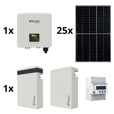 Solarni sklop: SOLAX Power - 10kWp RISEN + 10kW SOLAX pretvarač 3f + 11,6 kWh baterije