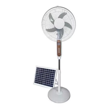 Solarni stajaći ventilator 15W/4V/230V, Ø 45 cm, bijeli