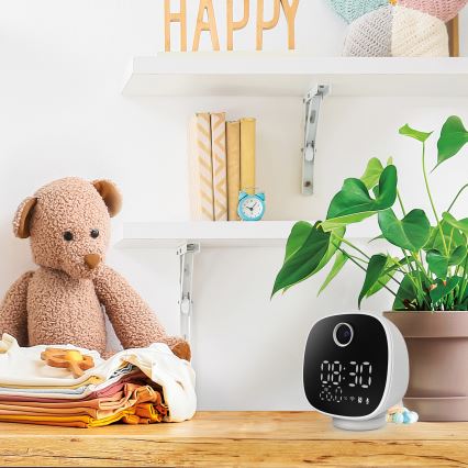 Pametna kamera s budilicom, termometrom i LED svjetlom 1296p 3Mpx 5V Wi-Fi Tuya IP65