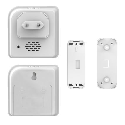 SET 2x Bežično zvono 230V/3xAAA IP56 bijela