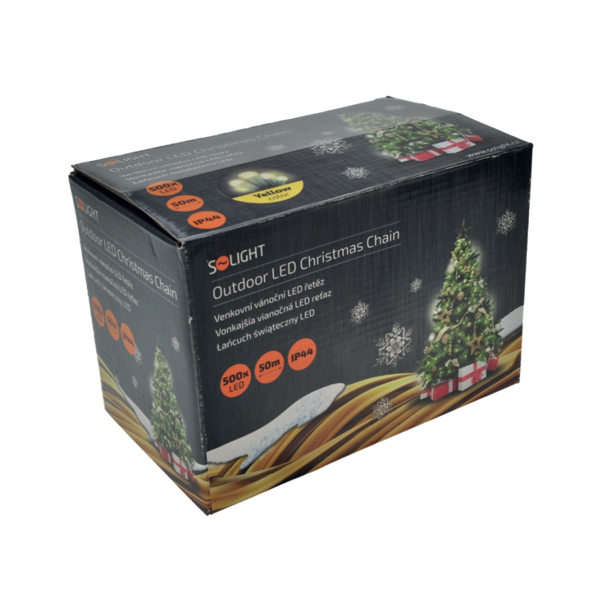 LED Vanjski Božićni lanac 500xLED /230V IP44 50m topla bijela