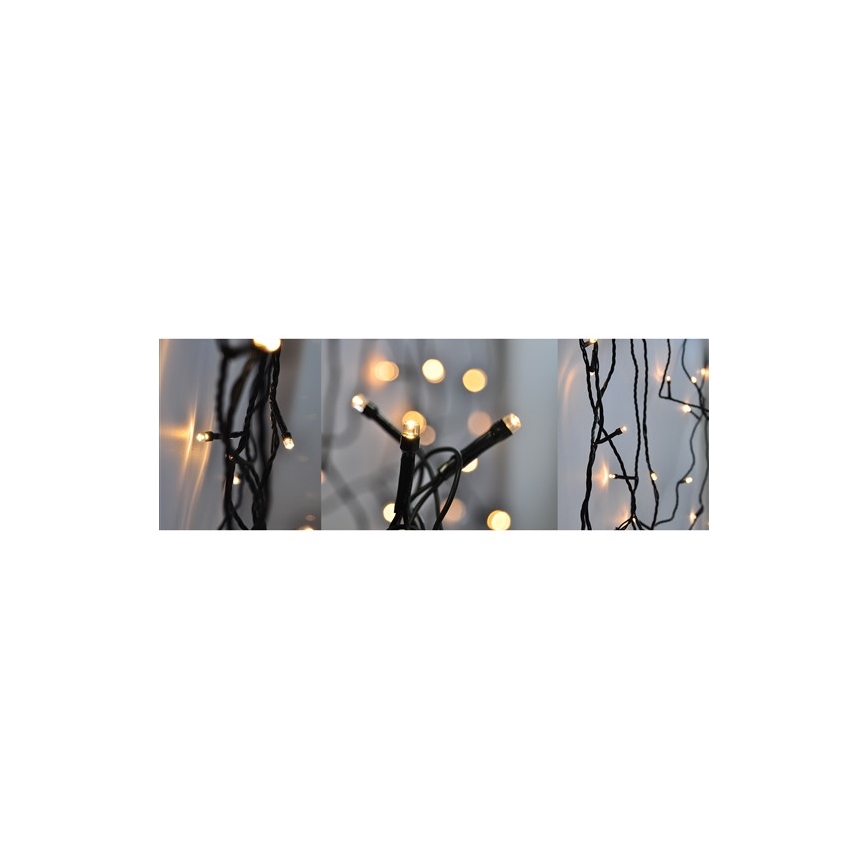 LED Božićne lampice vanjske 20m 400xLED/230V IP44 3000K