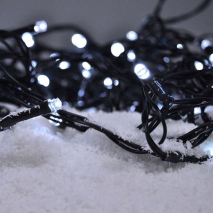 LED vanjski niz 100 LED/8 funkcija 13 m IP44 hladno bijela
