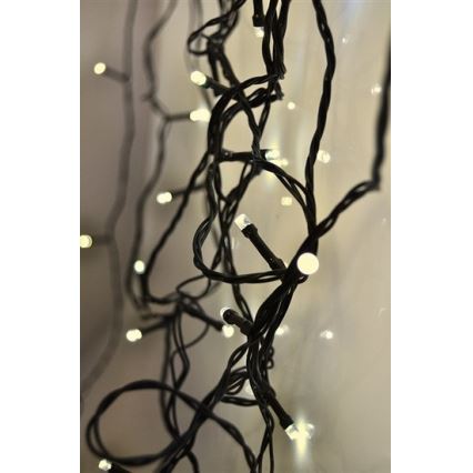 LED Vanjski Božićni lanac 100xLED /230V IP44 10m topla bijela