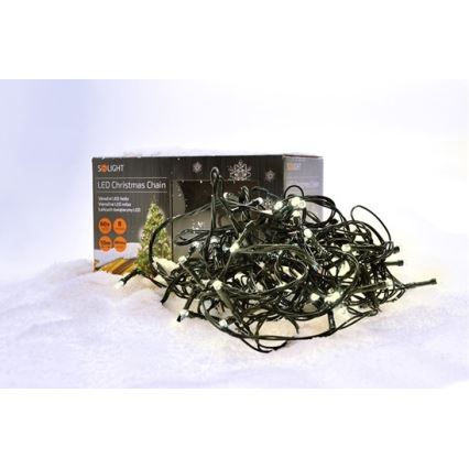 LED Vanjski Božićni lanac 100xLED /230V IP44 10m topla bijela