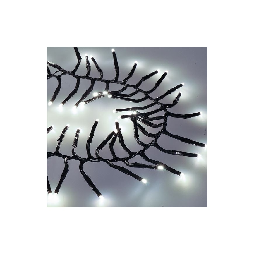 LED Božićne lampice 576xLED/8 funkcija 8m IP44 hladna bijela + DU