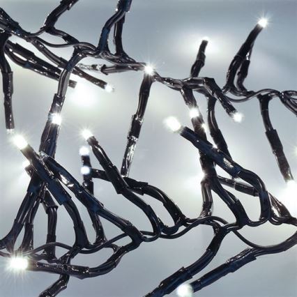 LED vanjski svjetlosni niz 576xLED/8 funkcija 8m IP44 hladno bijela + daljinski upravljač