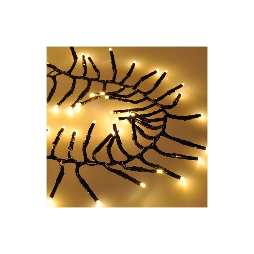 LED Vanjske božićne lampice 576xLED/8 funkcija 8m IP44 topla bijela + daljinski upravljač
