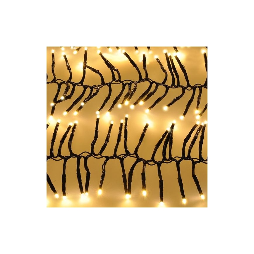 LED Vanjske božićne lampice 576xLED/8 funkcija 8m IP44 topla bijela + daljinski upravljač