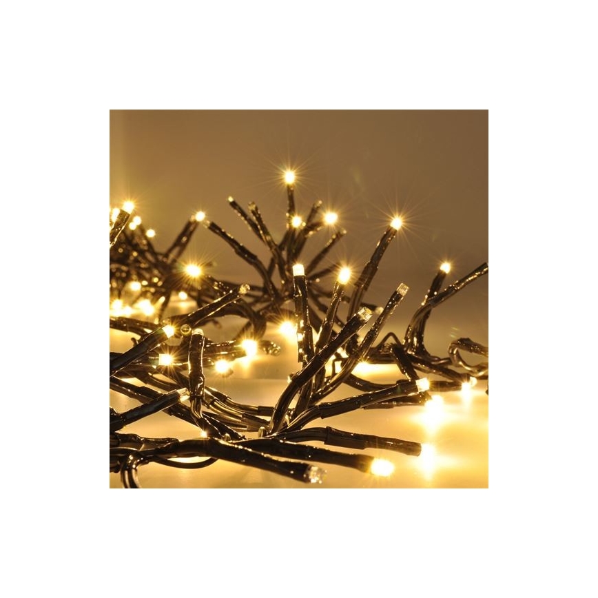 LED Vanjske božićne lampice 576xLED/8 funkcija 8m IP44 topla bijela + daljinski upravljač