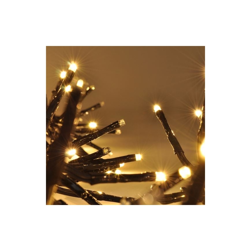 LED Vanjske božićne lampice 576xLED/8 funkcija 8m IP44 topla bijela + daljinski upravljač