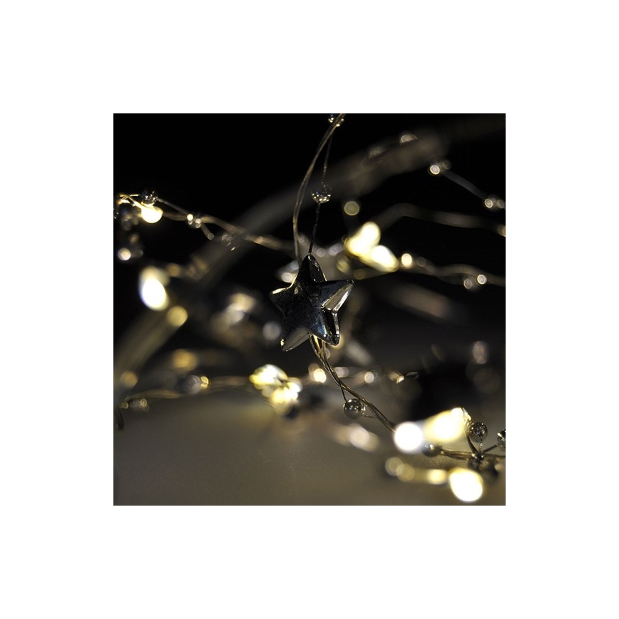 LED Božićne lampice 1 m 20xLED/2xAA