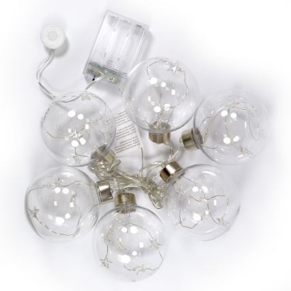 LED Dekorativne kuglice 30xLED/3xAA pr.8cm