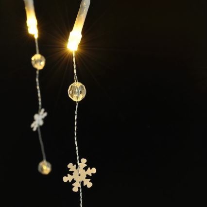 LED lanac 20xLED/2xAA 2m topla bijela