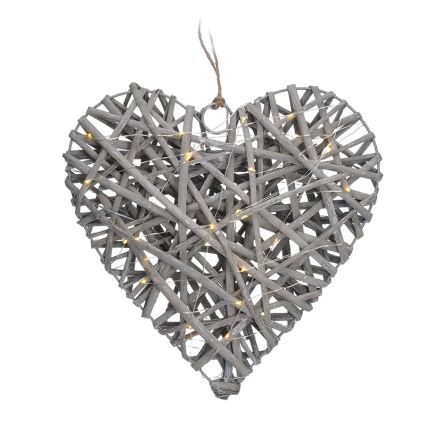 LED Božićna dekoracija LED/2xAA ratan