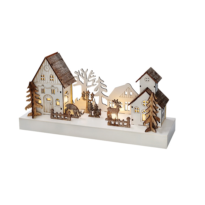 LED Božićna dekoracija LED/2xAA topla bijela