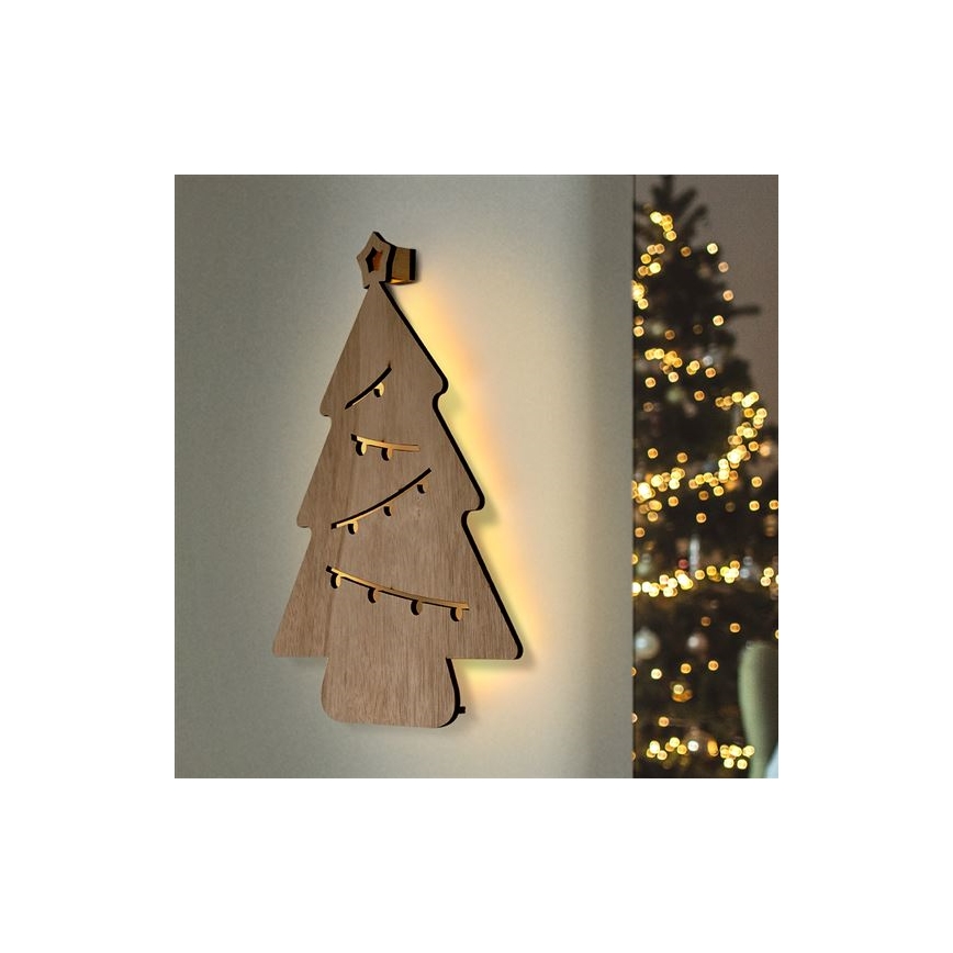 LED Božićna dekoracija LED/2xAA drvce