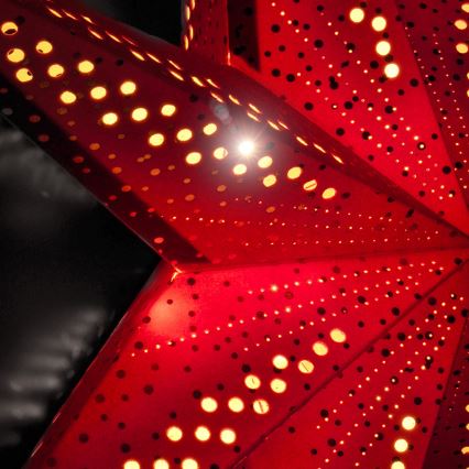 LED božićna dekoracija, zvijezda 60 cm, napajanje 2xAA