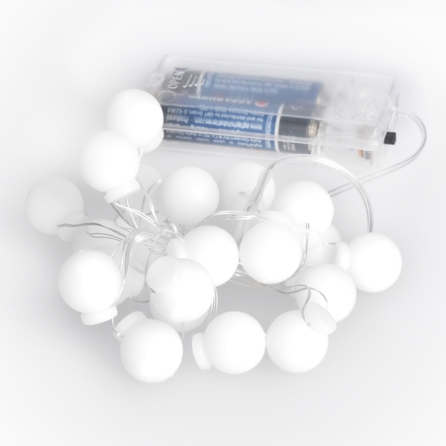 LED Božićni lanac 20xLED/2xAA 2,3 m višebojni