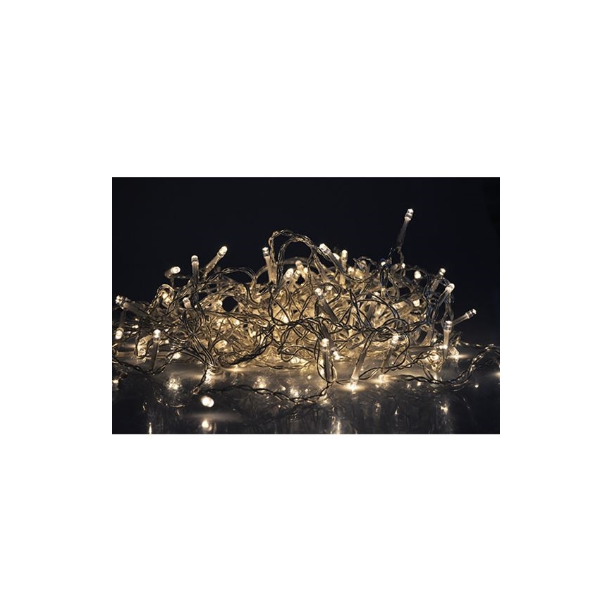 LED vanjska zavjesa 120xLED/8 funkcija 9m IP44 topla bijela