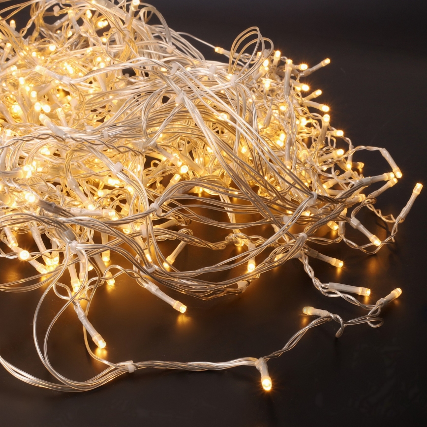 LED zavjesa za vanjsku upotrebu 360xLED/8 funkcija, 15 m, IP44, topla bijela