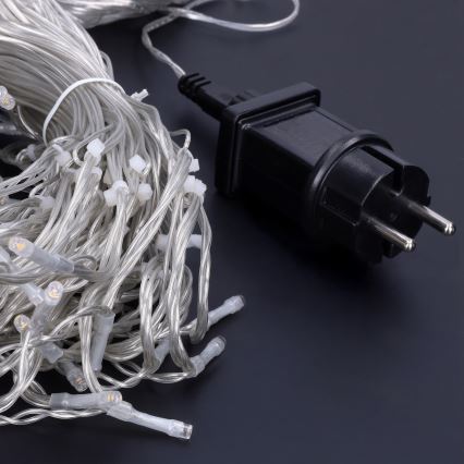 LED zavjesa za vanjsku upotrebu 360xLED/8 funkcija, 15 m, IP44, topla bijela