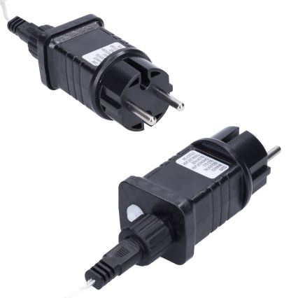 LED Vanjska božićna zavjesa 360xLED/8 funkcija 15m IP44 toplo bijela