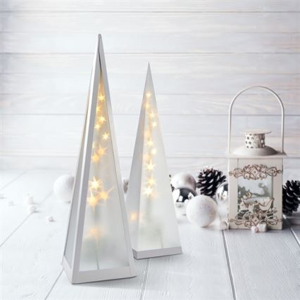 LED Božićna dekoracija 3D drvce 1xLED/3xAA