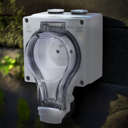 Vodootporna utičnica za vlažna okruženja 230V/16A IP66
