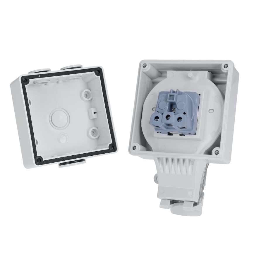 Vodootporna utičnica za vlažna okruženja 230V/16A IP66