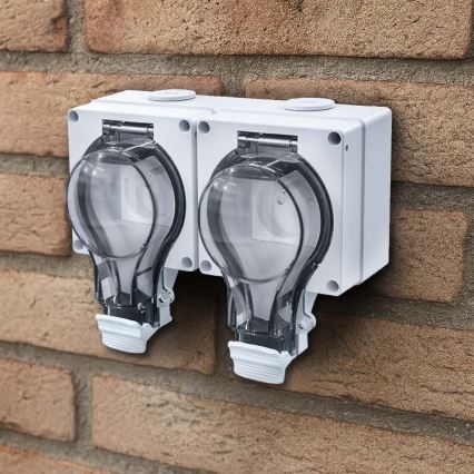 Dvostruka utičnica za vlažna okruženja 230V/16A IP66