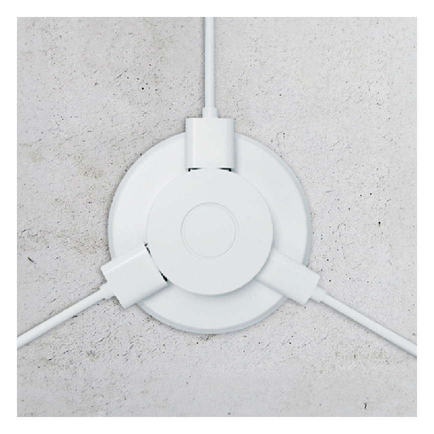 Ugradbeni USB punjač USB A+C bijela