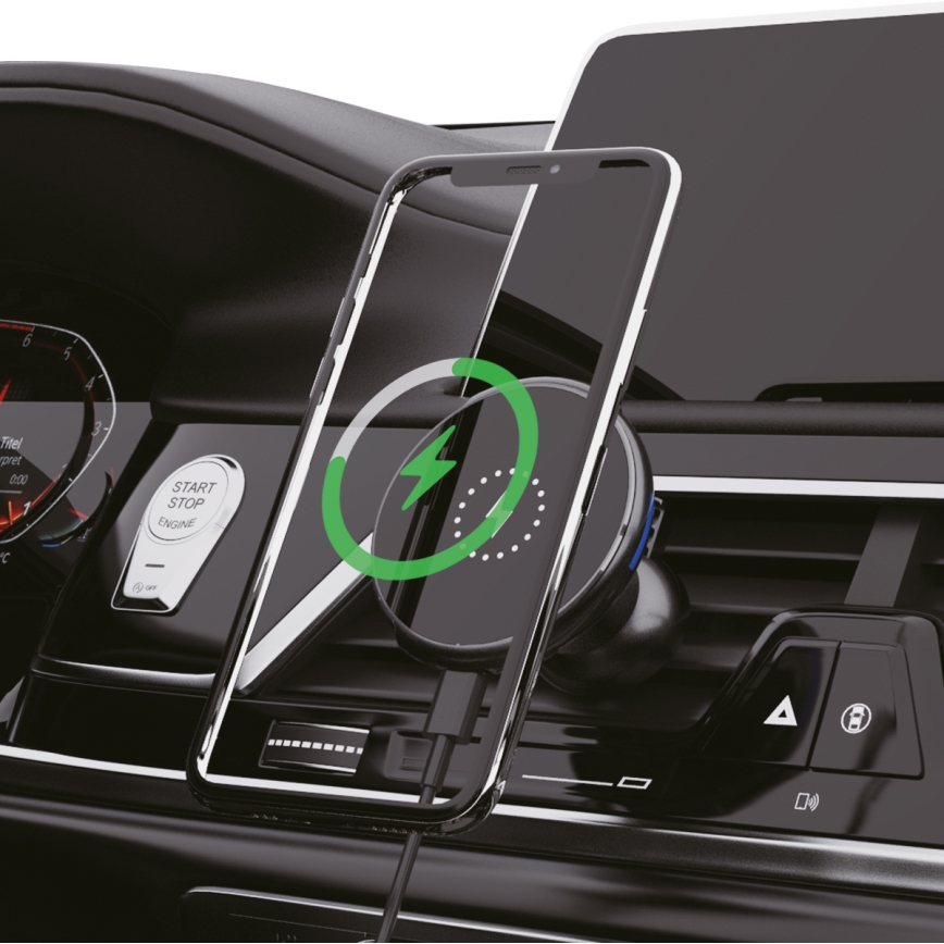 Magnetni držač MagSafe za auto s bežičnim punjenjem 15W