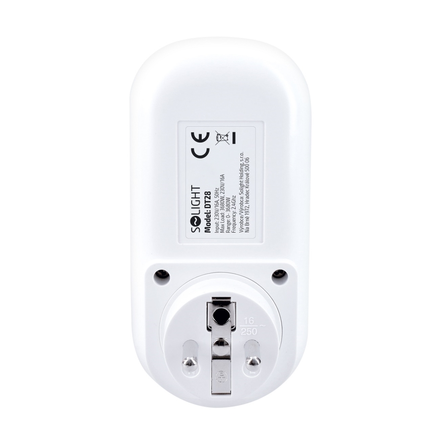 Pametna utičnica s mjeračem potrošnje el. energije 230V Wi-Fi Tuya