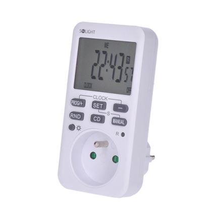 Digitalni tjedni vremenski timer 16A/230V