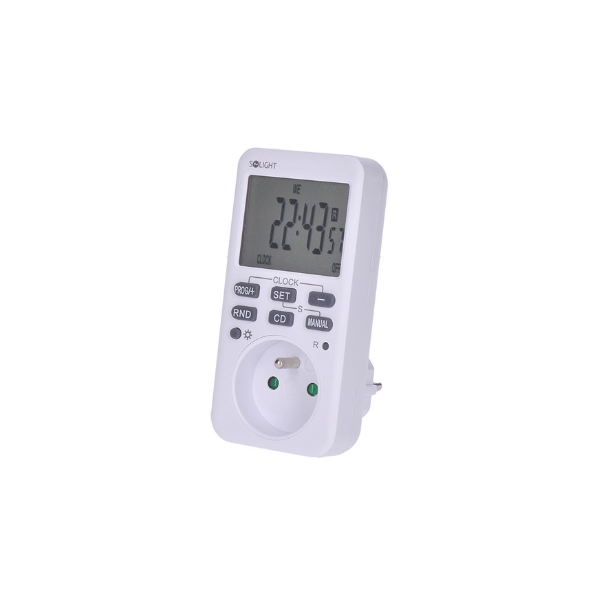 Digitalni tjedni vremenski timer 16A/230V