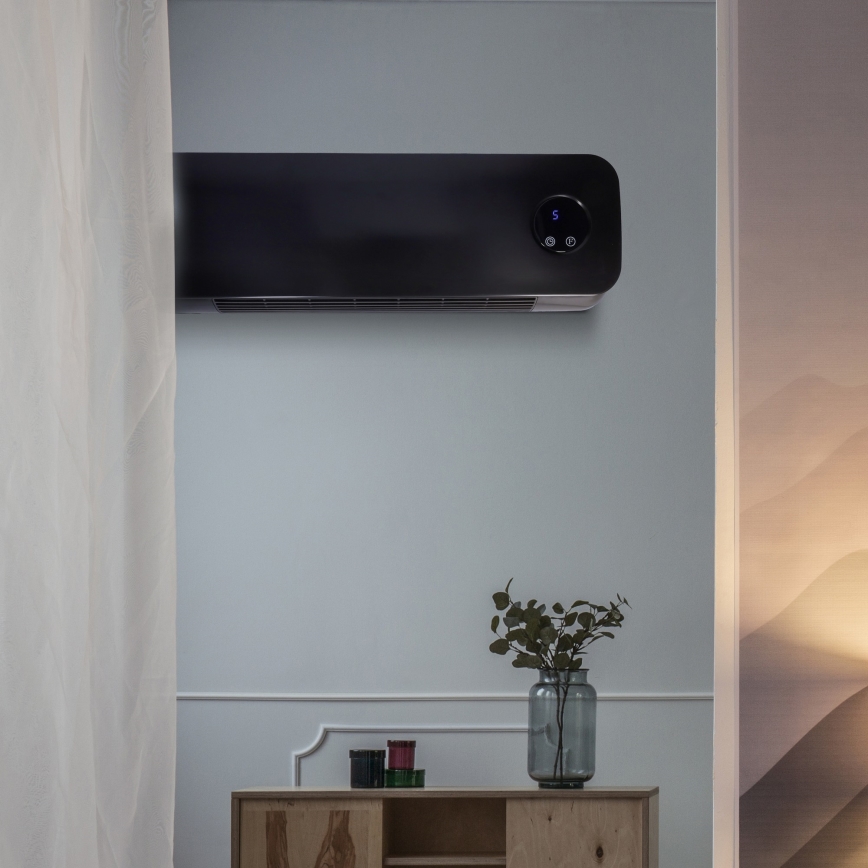 Kupaonski keramički grijač 1000/2000W/230V IP22 + daljinsko upravljanje