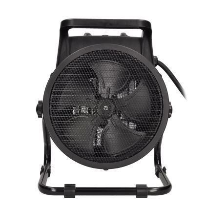 Podni ventilator s keramičkim grijačem 3000W/230V crna