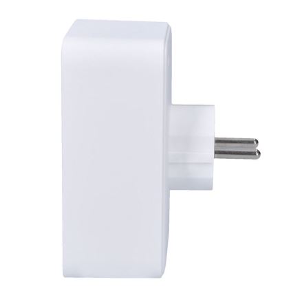 Produžni razdjelnik 1×16 A + 2×2,5 A s 2× USB punjačem (USB‑A i USB‑C), bijeli