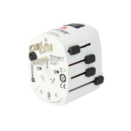 Univerzalni putni adapter za cijeli svijet 230V + USB port