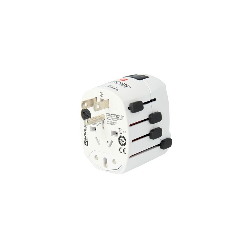 Univerzalni putni adapter za cijeli svijet 230V + USB port