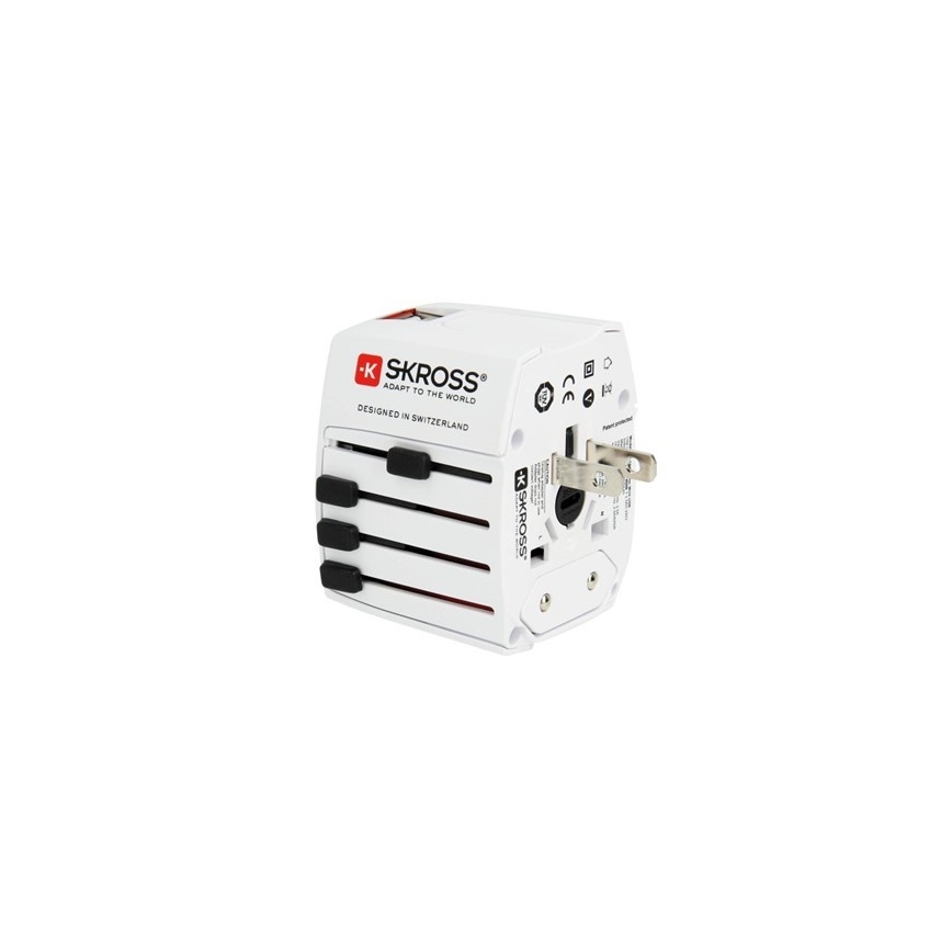 Međunarodni putni adapter 230V + 2x USB port