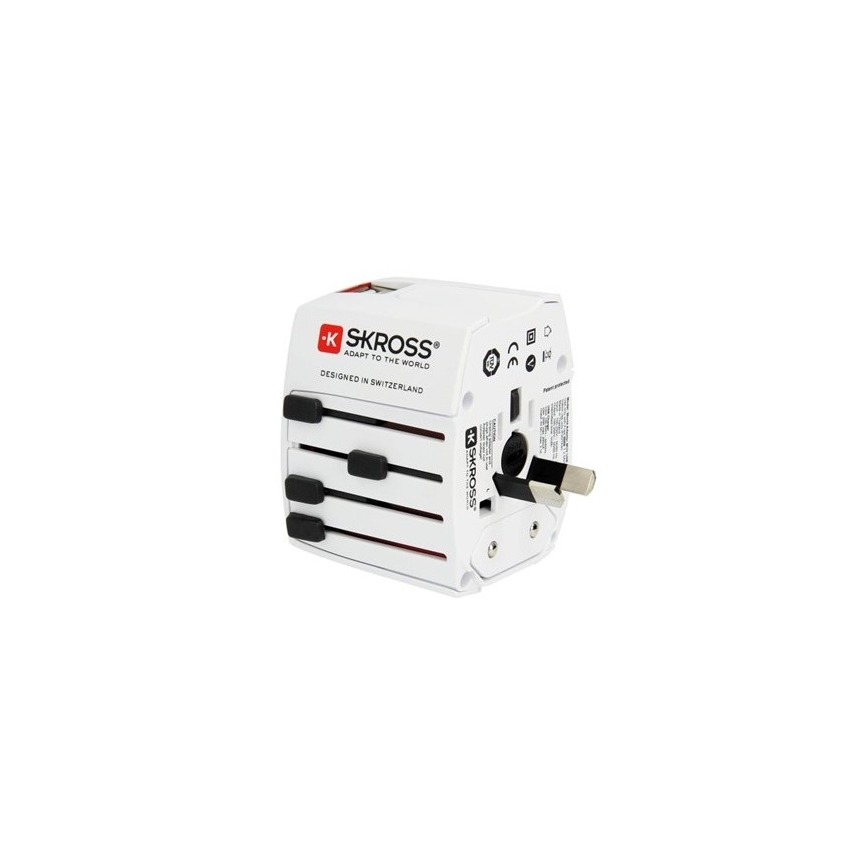 Međunarodni putni adapter 230V + 2x USB port