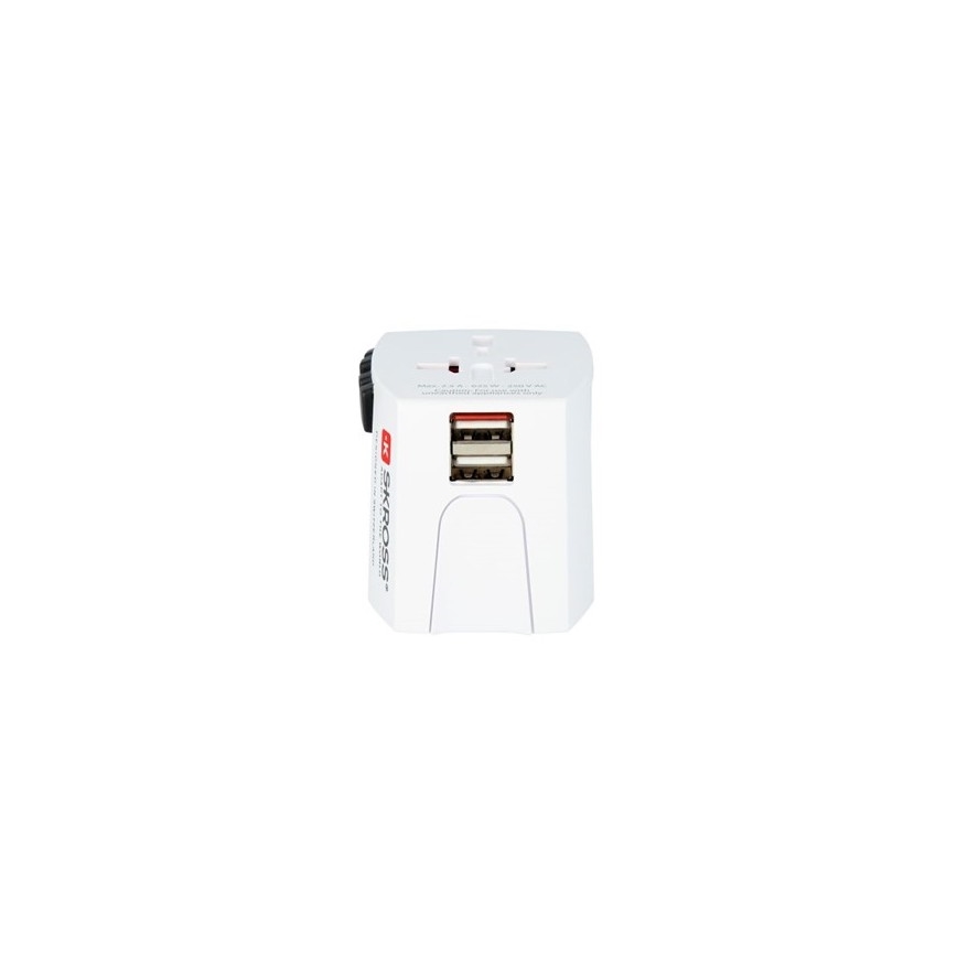 Međunarodni putni adapter 230V + 2x USB port