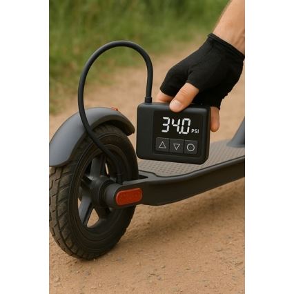 Digitalni džepni kompresor 500 mAh 5V crni